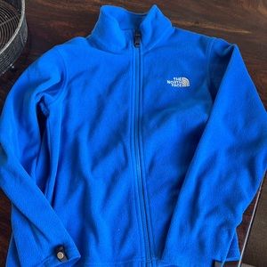 The North Face Fleece Blue unisex zip up